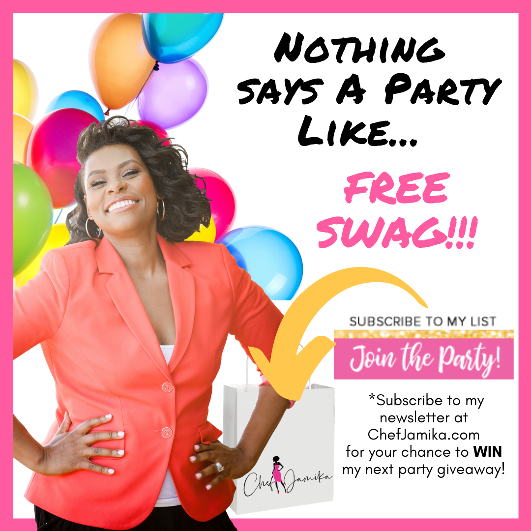 Subscribe to Chef Jamika Newsletter to Win!
