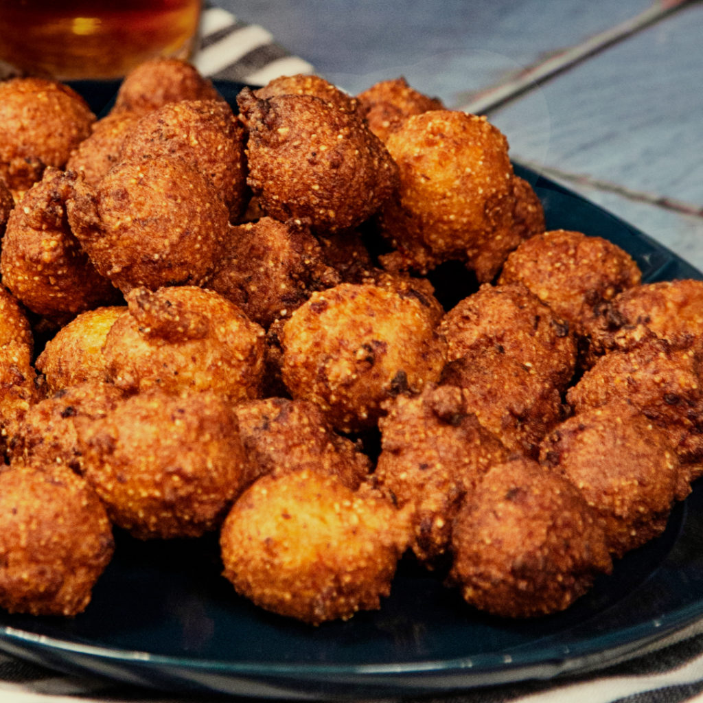 Shrimp & Grits Hushpuppies Chef Jamika