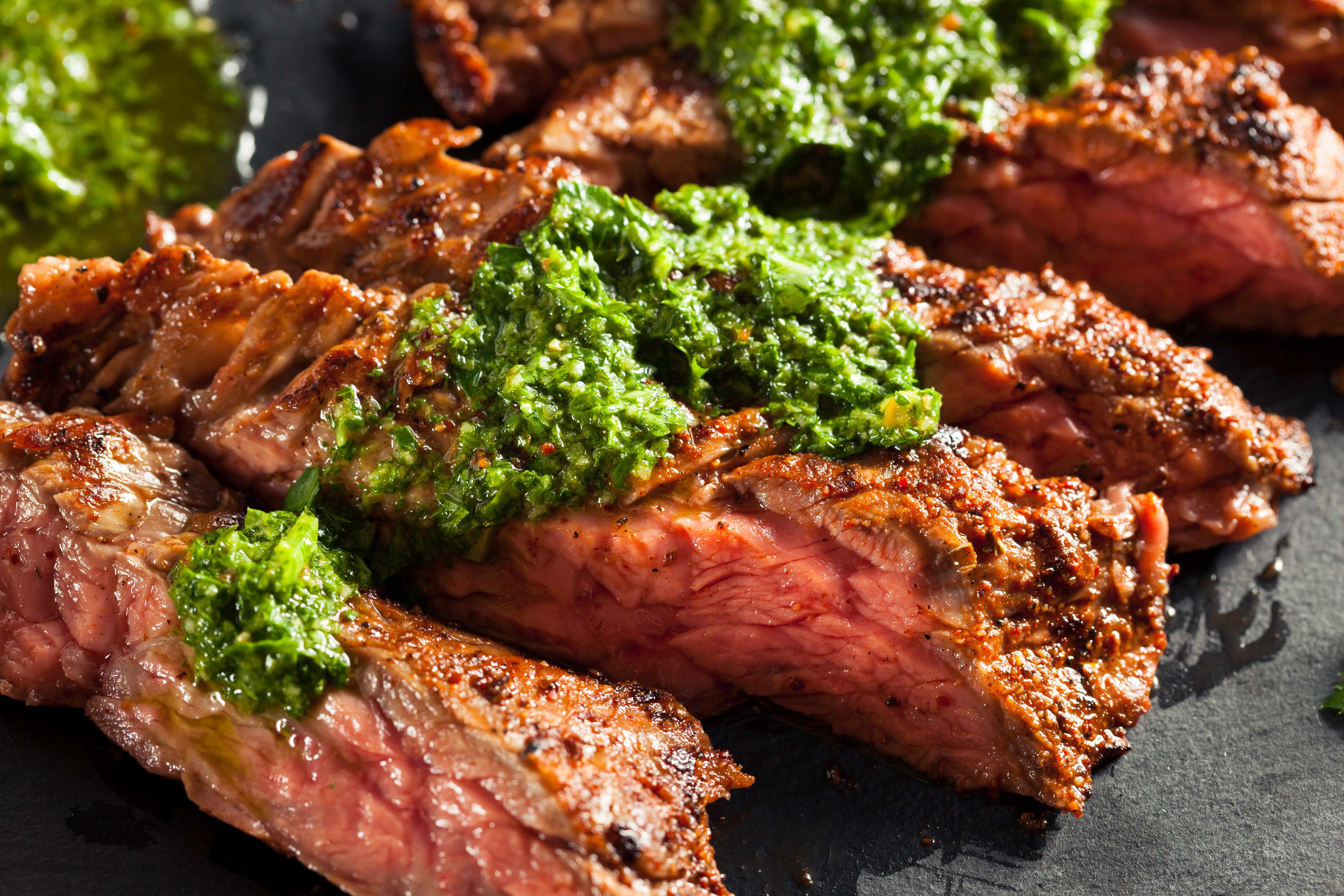Holiday Cast Iron Steak with Chimichurri Sauce-AS SEEN ON TAMRON HALL SHOW
